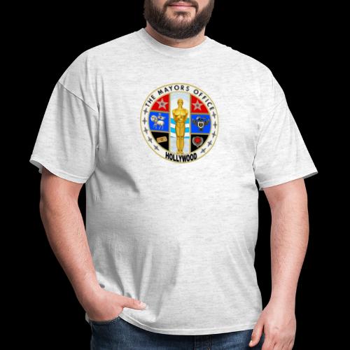 MAYOR of HOLLYWOOD Seal - Men's T-Shirt