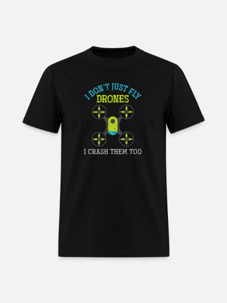 Drones Funny Drone - Men's T-Shirt - black