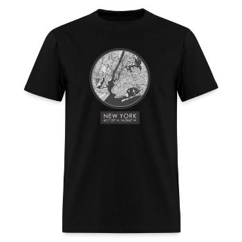 New York - Men's T-Shirt - black - Front - Jose (178cm)
