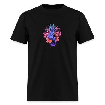 Gothic Sea Horse - Men's T-Shirt - black - Front - Jose (178cm)