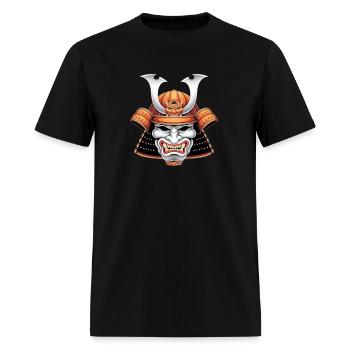 Samurai helmet - Men's T-Shirt - black - Front - Jose (178cm)