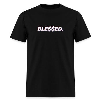 Blessed - Men's T-Shirt - black - Front - Jose (178cm)