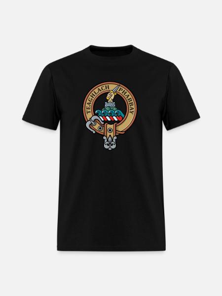 Clan Morrison Crest - Men's T-Shirt - black