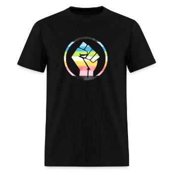 Pride Fist Queer - Men's T-Shirt - black - Front - Jose (178cm)