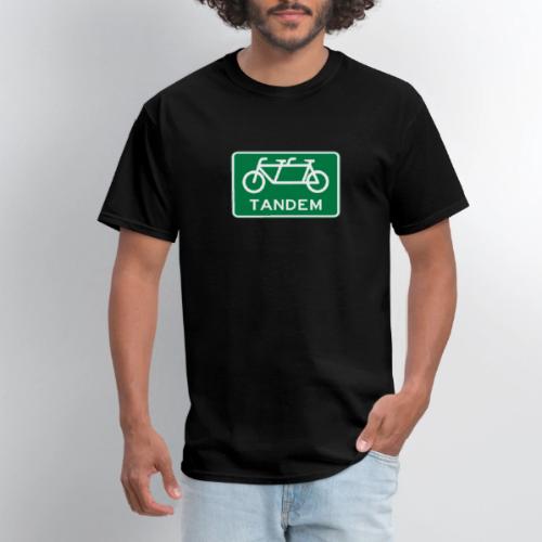 tandem_bicycle_sign - Men's T-Shirt