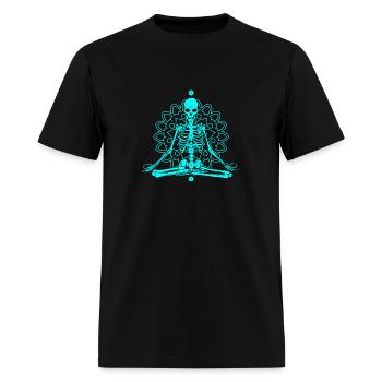 Skeleton Chakra - Men's T-Shirt - black - Front - Jose (178cm)