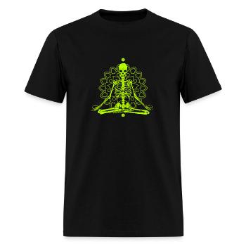 Skeleton Chakra - Men's T-Shirt - black - Front - Jose (178cm)