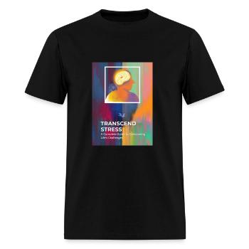 TRANSCEND STRESS - Men's T-Shirt - black - Front - Jose (178cm)