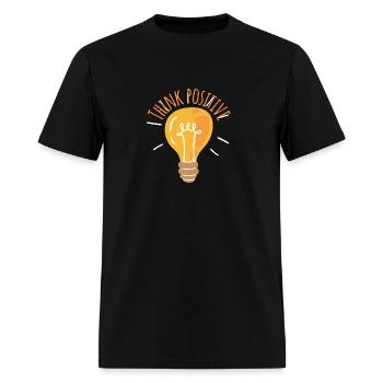 Think positive - Men's T-Shirt - black - Front - Jose (178cm)