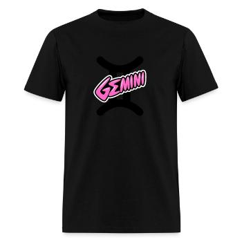 zodiac gemini - Men's T-Shirt - black - Front - Jose (178cm)