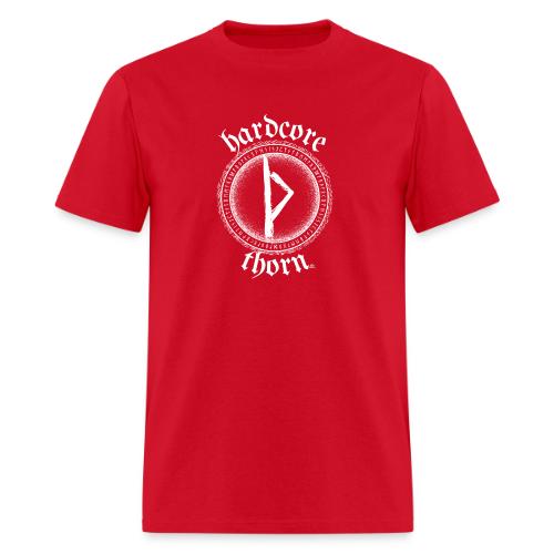 Hardcore Thorn (white design) - Men's T-Shirt