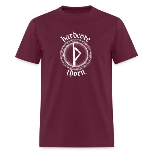 Hardcore Thorn (white design) - Men's T-Shirt