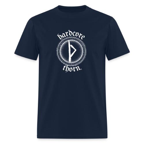 Hardcore Thorn (white design) - Men's T-Shirt