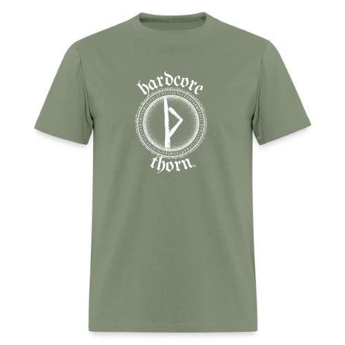 Hardcore Thorn (white design) - Men's T-Shirt