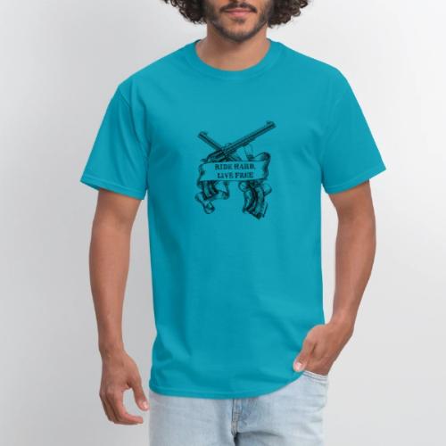 Ride Hard Live Free - Men's T-Shirt