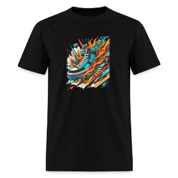 Sneakers - Men's T-Shirt - black - Front - Jose (178cm)