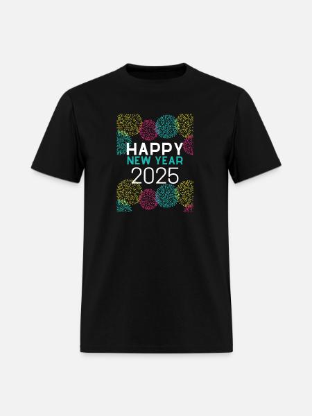 new year design - Men's T-Shirt - black