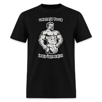 Nietzsche Übermensch Unleashed - Men's T-Shirt - black - Front - Jose (178cm)