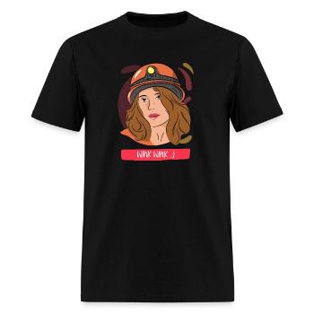 wink wink - Men's T-Shirt - black - Front - Jose (178cm)