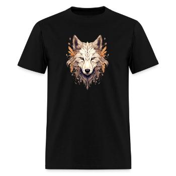 Artistic Wolf - Men's T-Shirt - black - Front - Jose (178cm)