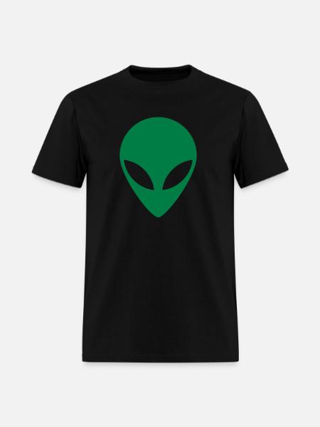Alien Face - Men's T-Shirt - black