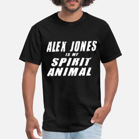 Alex Jones Spirit Animal Infowars Funny Conspiracy' Men's T-Shirt |  Spreadshirt