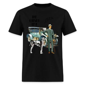 Roaring 20s Gatsby Era - Men's T-Shirt - black - Front - Jose (178cm)