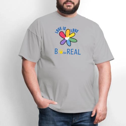 B*REAL Love is Love - Men's T-Shirt