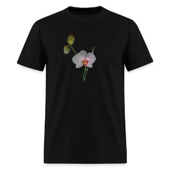 orchid flower - Men's T-Shirt - black - Front - Jose (178cm)
