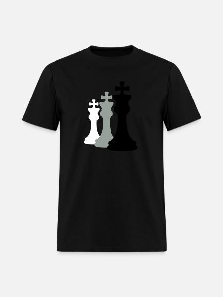 3 chess kings - Men's T-Shirt - black