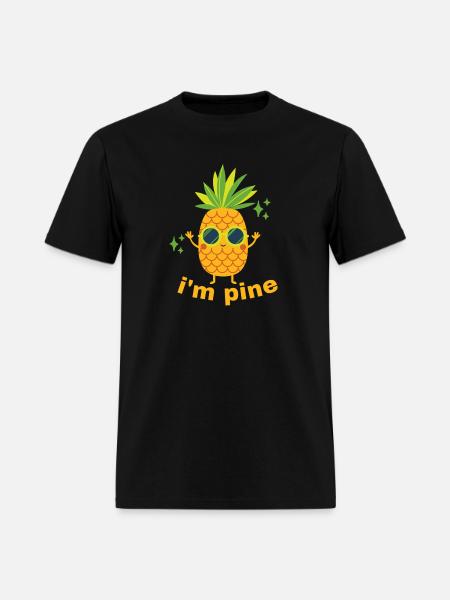 I'M PINE - Men's T-Shirt - black