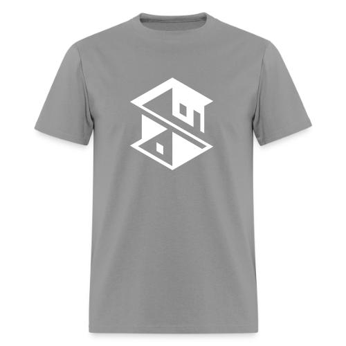 Unreal Estate Records Logo White - Men's T-Shirt