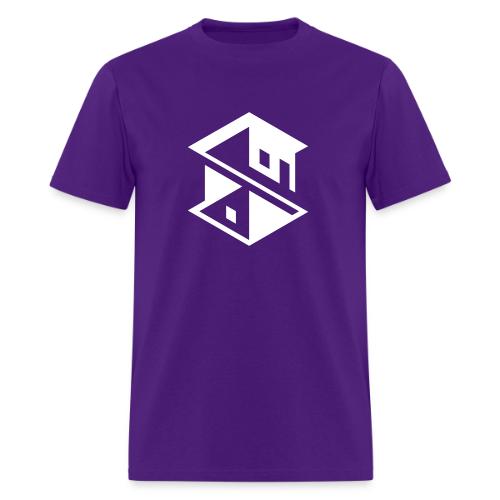 Unreal Estate Records Logo White - Men's T-Shirt