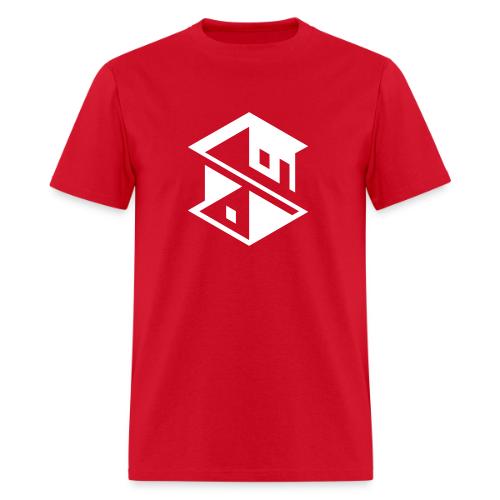 Unreal Estate Records Logo White - Men's T-Shirt