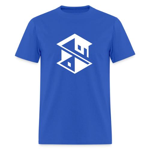 Unreal Estate Records Logo White - Men's T-Shirt