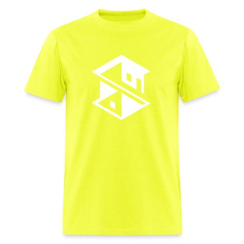 Unreal Estate Records Logo White - Men's T-Shirt