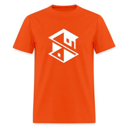 Unreal Estate Records Logo White - Men's T-Shirt
