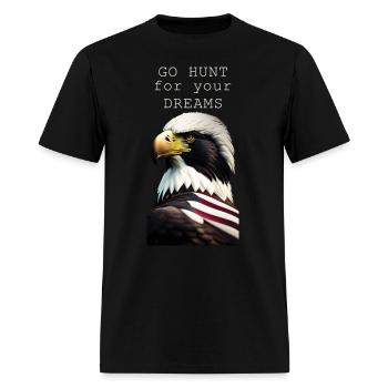 eagle - Men's T-Shirt - black - Front - Jose (178cm)