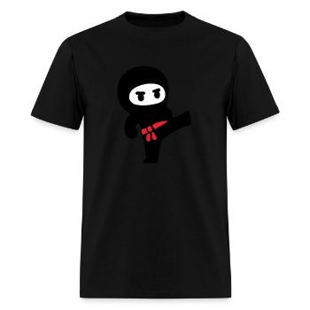 ninja - Men's T-Shirt - black - Front - Jose (178cm)