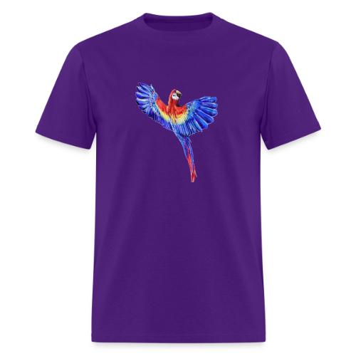 Scarlet macaw parrot - Men's T-Shirt