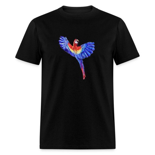 Scarlet macaw parrot - Men's T-Shirt
