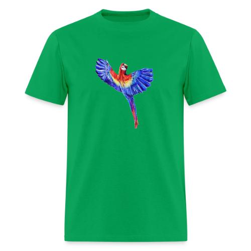 Scarlet macaw parrot - Men's T-Shirt