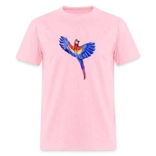 Scarlet macaw parrot - Men's T-Shirt