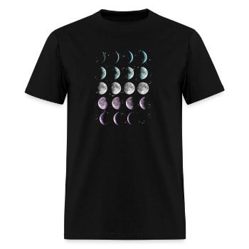 Moon Phase Classic T Shirt - Men's T-Shirt - black - Front - Jose (178cm)
