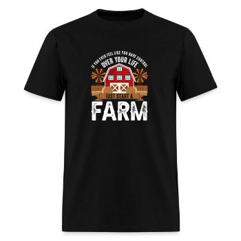 Farmer - Men's T-Shirt - black - Front - Jose (178cm)