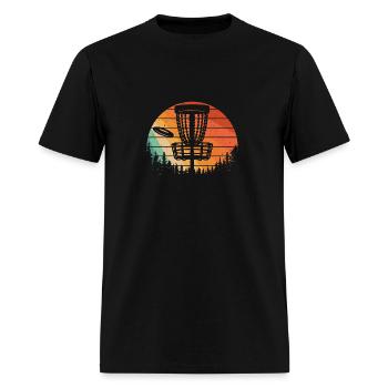 Funny Disc Golf Disc Golfer - Men's T-Shirt - black - Front - Jose (178cm)