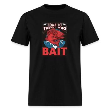 Logo Pêche Appât - T-shirt Homme - noir - Devant - Jose (178cm)