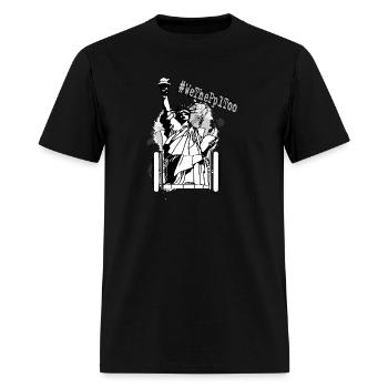 #WeThePeopleToo - Wheelchair User Representation - Men's T-Shirt - black - Front - Jose (178cm)