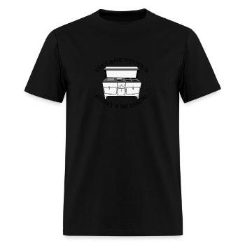 Vintage Stove Series: The Chambers Imperial - Men's T-Shirt - black - Front - Jose (178cm)