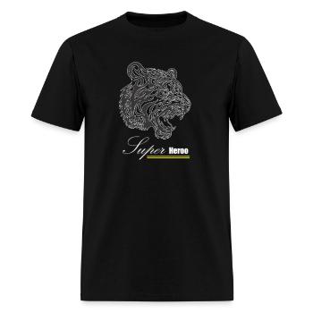 Super Hero - Men's T-Shirt - black - Front - Jose (178cm)